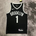 Maillot de Basket #1 Bridges Brooklyn Nets Noir